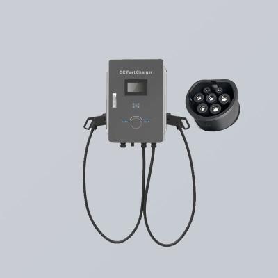 China APP And Swipe Card CE Type 2 AC EV Charger Wallbox 380V 32A 7KW 11KW 22KW for sale