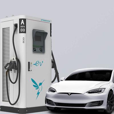 China OCPP1.6J 180kW GB/T Fast DC Floor Mounted EV Charger With 7 inch Touch LCD for sale