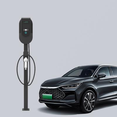 China IP55 7kW 32A 3.8 Inch Display Wall Mounted EV Charger OCPP1.6 for sale