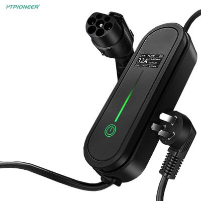 Chine Under Temperature Protection IP65 IK10 Screen Portable EV Charger With 20m Cable à vendre