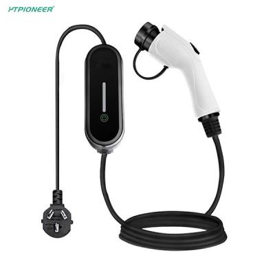 China TYPE 2 Pilot Lamp 240V±10% Overvoltage Safety Features White Ev Charger for sale