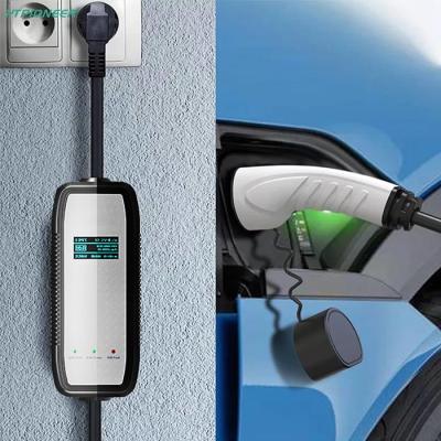 China Aluminum Alloy Electric Car Charger 5m Cable Length 22KW/H Charging Speed Te koop