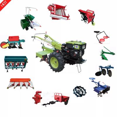 China Agricultrue 2 Wheel Walk Behind Tractor Multifunction Motocultor Power Tiller for sale