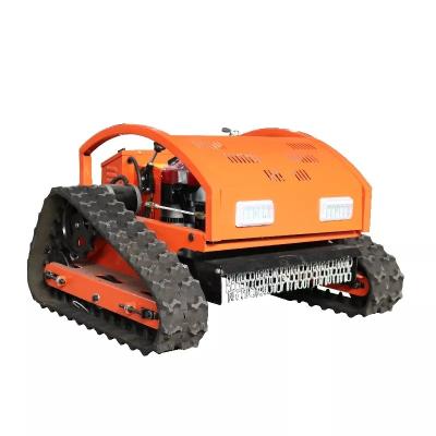 China Intelligent Design Farm Lawn Mower Remote Control Crawler Lawn Mower for sale
