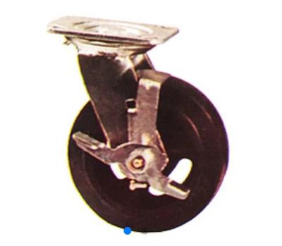 China Steel Core Dumpster Casters 4