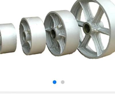 China O rodízio de moldação parte a roda semi de aço 4 do rodízio do ferro fundido 5 6 8 polegadas à venda
