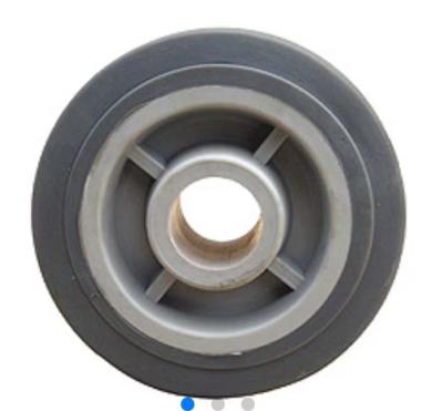 China Polyolefin Core Caster Parts Thermoplastic Rubber Wheels for sale