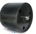China 8 In Length Roll Off Dumpster Wheels Metal Roller Wheels for sale