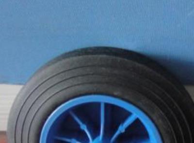 中国 着色された縁のWheelieの大箱の車輪の取り替えが付いているゴム製 タイヤのくず入れの車輪 販売のため