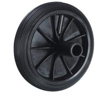 China OEM Trash Can Replacement 200mm Rubber Garbage Bin Wheel for sale