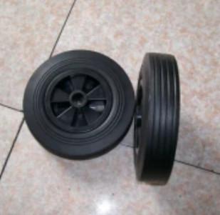 China Rodas de borracha do escaninho do Wheelie da substituição 8inch do balde do lixo do pneumático à venda