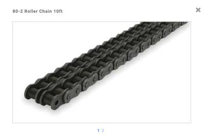 China Cadenas del rodillo del acero de carbono de las piezas del camión de la basura del cliente para los camiones de la basura en venta