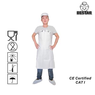 China 10PCS/BAG Disposable Protective Apron ISO9001 Disposable Plastic Aprons for sale