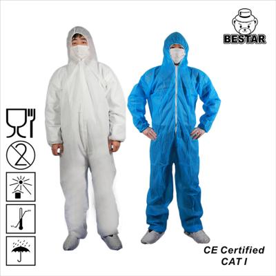 China Single Use Non-woven Disposable Protective Coverall for Painting for sale