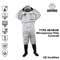 China El CE certificó el tipo no tejido disponible 4/5/6 bata de la P.M. con la costura encuadernada negra con el lazo del pulgar en venta