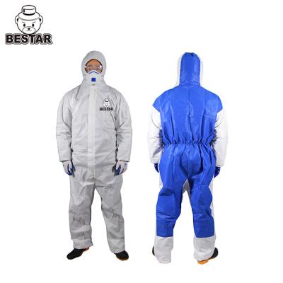 China Custom Disposable Chemical Resistant Coveralls For Pesticide Spraying for sale