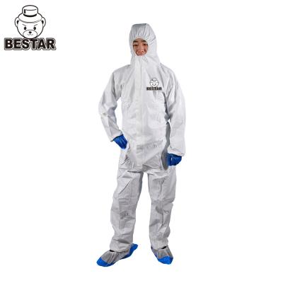 China Waterproof Single Use Disposable Medical Coveralls For Virus Protection for sale