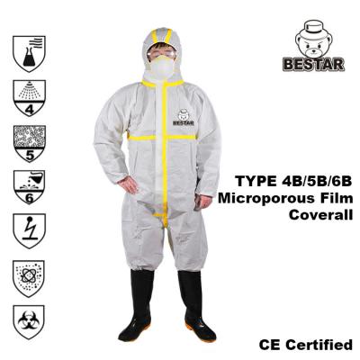 China Tipo 456 batas disponibles disponibles del OEM del traje 3xl del cuerpo para el espray de pintura en venta
