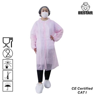China ODM Polypropylene Disposable Medical Lab Coats Green Blue Pink 5xl for sale