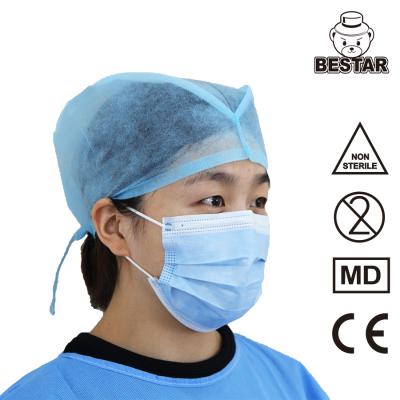 China ODM van het Masker ENGELSE 14683 Latex van het Verontreinigings het Beschikbare Gezicht Vrije Masker Voor éénmalig gebruik Te koop