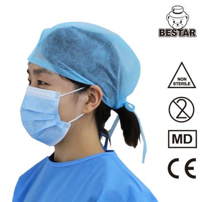 China 3ply het medische Masker van soorten van het Virusbeveiligingmasker Beschikbare Blauwe Te koop