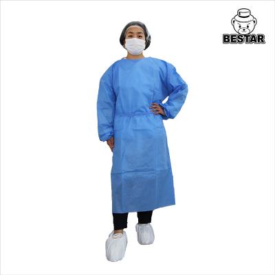 China Breathable Disposable Protective Gowns SMS Gown EU2017/745 MDR for sale