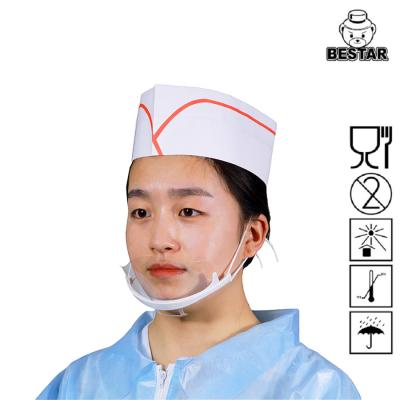 China ODM Disposable Chef Hats Paper Forage Hat For Bakery And Cuisine for sale