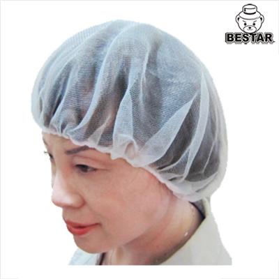 China Disposable Nylon 24 Inch Bouffant Cap Scrub Hats Hairnet For Surgical for sale