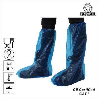 China Waterproof Plastic LDPE Disposable Boot Cover Foot Booties for Fishing for sale