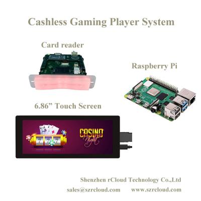 China RS232 Interface Casino Player Tracking System 6.86 Inch Capacitive Touch Screen for sale
