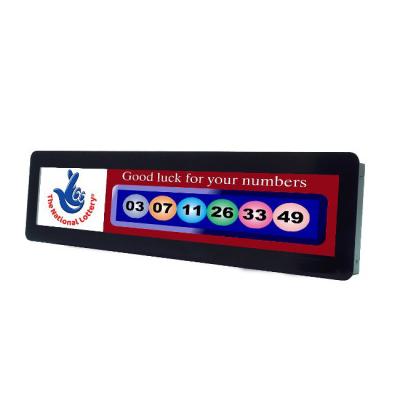 China 7.84 '' Slot Machine Screen Bar Type LCD Display For Player Tracking System for sale