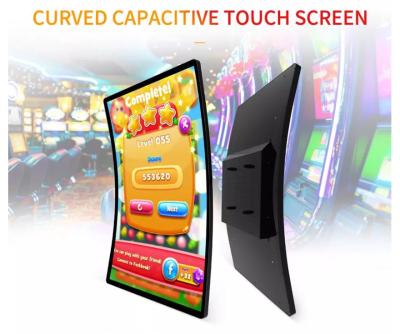 China pantalla táctil curvada pulgada popular del casino 43 4k para las máquinas tragaperras del casino en venta