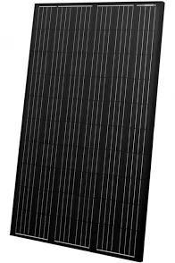 China All Black 290w Black Solar PV Panels Monocrystalline Lightweight Solar Panels for sale