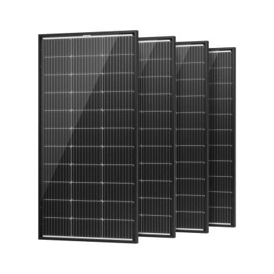 China 400 Watt Panel Solar Bifacial Monocrystalline Solar Cells With Black Frame for sale