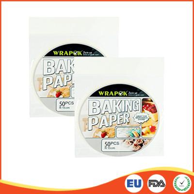 China Round Silicone Paper Sheets For Cooking / Baking , Professional Parchment Paper Sheets for sale