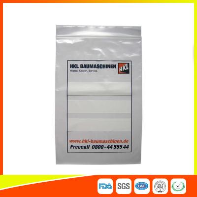 China Reclosable Transparent Zip Lock Poly Bags For Industrial Packaging Customized Printed for sale
