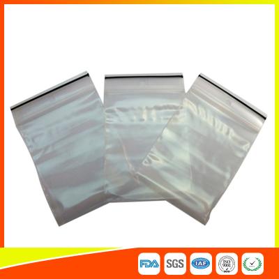 China Os sacos Ziplock da embalagem forte transparente, armazenamento hermético ensacam o LDPE do plástico à venda