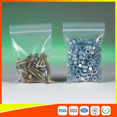 China Clear Packing Ziplock Bags For Hardware Packaging , Plastic Bag With Zipper for sale