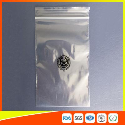 China Small Plastic Packing Ziplock Bags For Hardware Products With LOGO Printed for sale