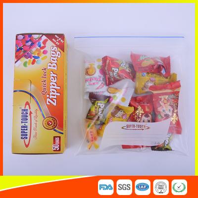 China Resealable Clear Ziplock Snack Bags For Food Packaging Eco Friendly for sale