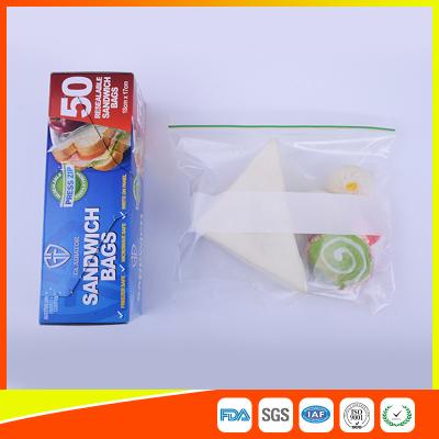 China Multi Size Ziplock Plastic Bags For Food Storage , Zip Sandwich Bags OEM Acceptable for sale