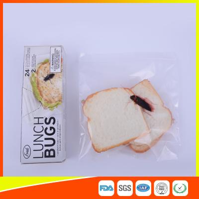 China Ziplock Airtight Plastic Sandwich Bags Transparent Eco Friendly Custom Printed for sale