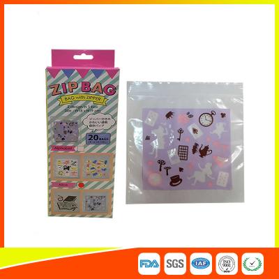 China Costume decorativo plástico sacos Ziplock impressos para o armazenamento dos produtos da variedade à venda
