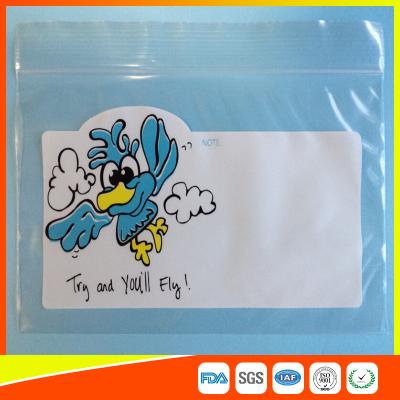 China LDPE Reclosable Ziplock Storage Bags For Cosmetic Packing With Colorful Box for sale
