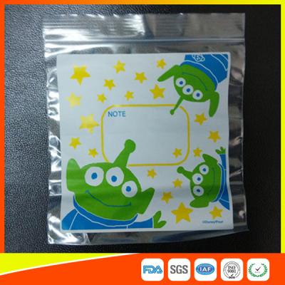 China Plastic Custom Printed Ziplock Bags / Decoration Bags For Retail And Promotional Use for sale