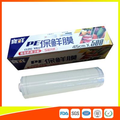 Chine La taille de grande taille de restauration de bout droit s'accrochent film pour normes de FDA de brouillard d'enveloppe de nourriture d'anti à vendre