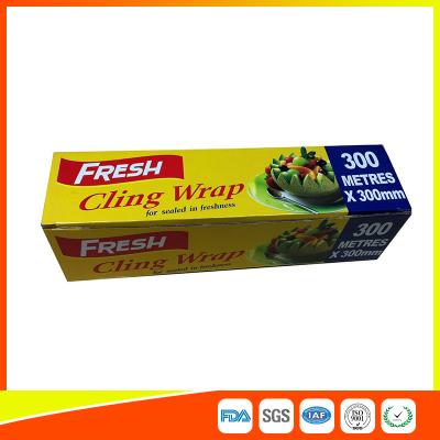 China Soft Heat Resistant PE Catering Cling Film , Cooking Biodegradable Cling Wrap for sale