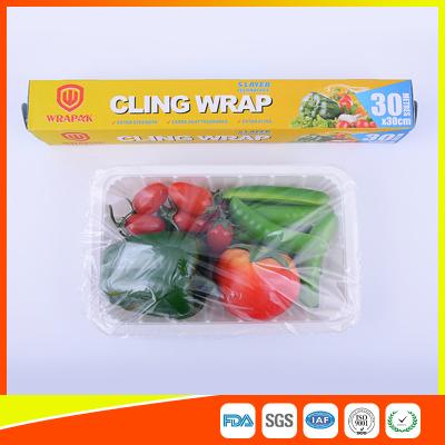 China Food Safe Kitchen PE Cling Film Wrap Jumbo Roll For Food Packaging for sale