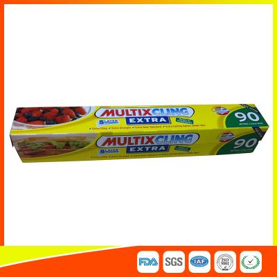 China Anti Fog Clear Cling Film For Packing Vegetable / Fruit , Biodegradable Cling Wrap for sale