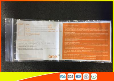 China Ldpe Packaging Industrial Ziplock Bags White Board Easy To Write On The Surface for sale